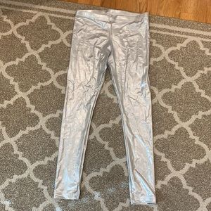 Silver leggings